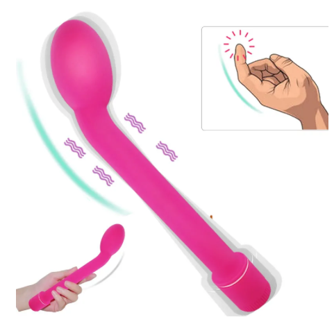 Vibrator mit gebogenem Ende