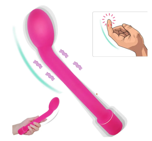 Vibrator mit gebogenem Ende